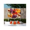 Cottage Garden West of The Wind Fantastical Red, Orange, Purple 40 x 30 Inch Waterproof Gallery Wrapped Canvas, Outdoor Garden, Yard, Patio All - 2 of 2