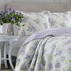 Laura Ashley Keighley Reversible Quilt Set Purple - 4 of 4