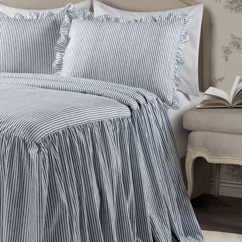 Ticking Stripe Bedspread - Lush D&#233;cor, 3 of 15