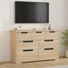 7-Drawer Dresser for Bedroom, Modern Wooden Chest of Drawers with Metal Handles, Anti-Tipping Design, Sturdy and Stable for Home Office - 3 of 4