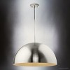Urban Ambiance Luxury Mid-Century Modern Indoor Pendant,  12-1/2''H x 23-5/8"W x 23-5/8''D,  Brushed Nickel Finish, UHP4794 - 4 of 4