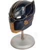 Black Panther Style Helmet – 13" Handmade Iron Collectible with Stand By Old Modern Handicrafts - 2 of 4