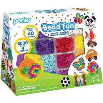 QUEFE Fuse Beads Kit of 72 Assorted Colors, 15000 5Mm Beads Craft