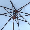 UV Resistant Ortega 9 Ft Auto Tilt Crank Umbrella - PAT8001 - Safavieh - 3 of 3