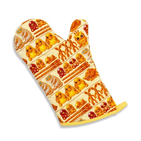 Ukonic Friends Icons & Quotes Black Oven Mitt Glove