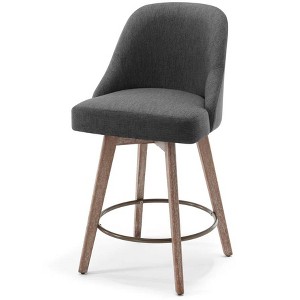 Bekrvio 26'' Counter Height Bar Stools, Linen Fabric - 1 of 4