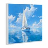 Stupell Industries Vivid Blue Sailboat Reflection Wall Plaque Art - 3 of 4