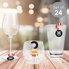 Big Dot of Happiness Pirate Ship Adventures - Skull Birthday Party Paper Beverage Markers for Glasses - Drink Tags - Set of 24 - 2 of 4