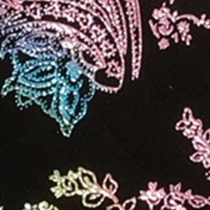 metallic black light