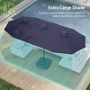 Sonkuki 15x9ft Double-Sided Patio Umbrella Aluminum with Large Canopy - 3 of 4