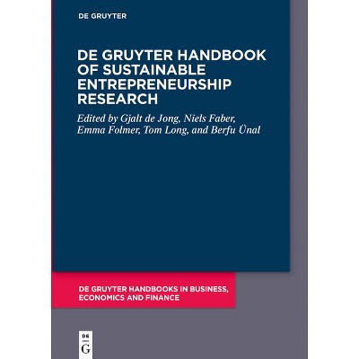 De Gruyter Handbook of Sustainable Entrepreneurship Research - (De Gruyter Handbooks in Business, Economics and Finance) (Paperback)
