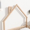 Whisen Wood Floor Bed with House-Shaped Headboard and Fence Guradrails - 4 of 4
