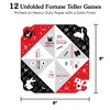 Big Dot of Happiness Ta-Da, Magic Show - Magical Birthday Party Cootie Catcher Game - Jokes and Dares Fortune Tellers - Set of 12 - 4 of 4