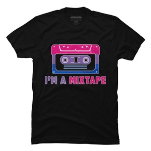 Adult Design By Humans Funny Mixtape Vintage Retro Cassette Pride By OlaFami T-Shirt - 1 of 2