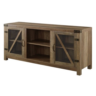 target wood tv stand