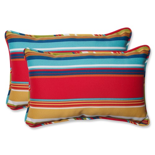 Westport Outdoor 2-Piece Lumbar Throw Pillow Set - Pillow Perfect
