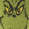 The Grinch Big Face 24 Oz Green Rhinestone-Studded Tumbler Plastic Cup - 3 of 4