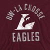 Campus Lab University Of Wisconsin La Crosse Official Eagles Logo Adult Pull-Over Hoodie - 2 of 4