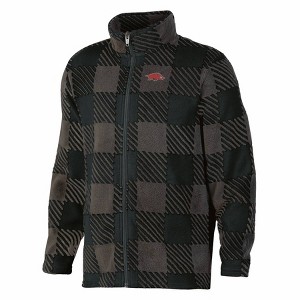 NCAA Arkansas Razorbacks Boys' Buffalo Checkered Fleece T-Shirt - 1 of 3