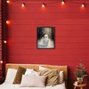 Stupell Industries Candy Cane Forest Ghost Floating Frame Canvas Art - 3 of 4