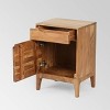 Amwiler Modern Acacia Wood Side Table Tan - Christopher Knight Home: Storage, No Assembly Required - image 2 of 4