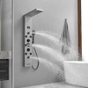 BWE 8-Shower Tower Shower Panel System with Rainfall Shower Head and Shower Wand - 4 of 4