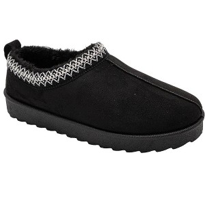 Kensie Women's Platform Slippers – Cozy Slip-On House Slippers with Plush Lining, Indoor Outdoor Comfort Shoes - 1 of 4
