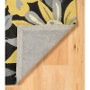 HomeStock Trio Wildflower Grey & Yellow 1.10x2.10, Transitional, Hand Tufted - 4 of 4