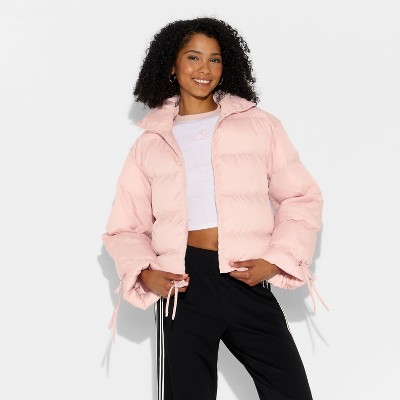 Women's Bow Puffer Jacket - Wild Fable
