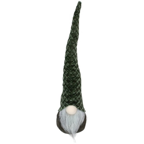Northlight 14" Black And Purple Witch Gnome With Broom Indoor