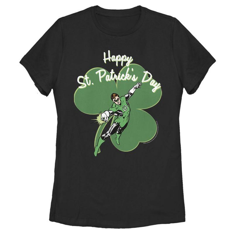 Women's Green Lantern Happy St. Patrick's Day T-Shirt, 1 of 5
