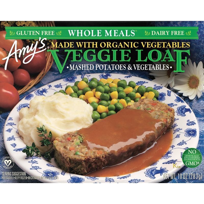 Amy&#39;s Vegan Gluten Free Frozen Organic Veggie Loaf &#38; Mashed Potatoes - 10oz, 5 of 6