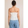Women's Kelly Strapless Ruffled Bow Top - GILLI - 3 of 3