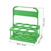 Unique Bargains 6 Cups Foldable Reusable Plastic Drink Carrier with Handle - 2 of 4