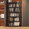 FUFU&GAGA Creative Geometric Bookshelf Unique Styling Multifunctional Storage Home Decor Black - 3 of 4