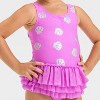 Toddler Girls' Tutu Printed One Piece Swimsuit - Cat & Jack™ - 3 of 3