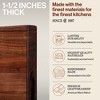 John Boos Wide 1.5 Inch Thick Reversible Cutting Board Block with Two Sided Hand Grips , 18 x 12 x 1.5 Inches - 3 of 4