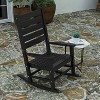 Merrick Lane Set of 2 Contemporary Rocking Chairs, All-Weather HDPE Indoor/Outdoor Rockers - 4 of 4