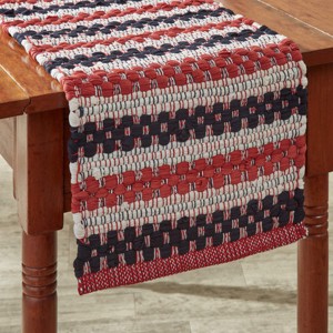 Park Designs Liberty Chindi Table Runner 13" X 36" - 1 of 4