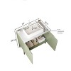 NicBex Bathroom Vanity with Sink ,Bathroom Sink Vanity with with Sink Hole Cover and Drain,30 inch Bathroom Sink Cabinet for Bathroom,Black/Green - 3 of 4