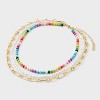 SUGARFIX by BaubleBar True Colors Multi-Strand Necklace - 3 of 4