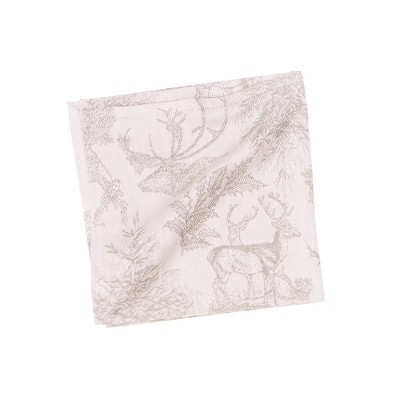 C&F Home Jacquard Stag Clay Napkin Set of 6