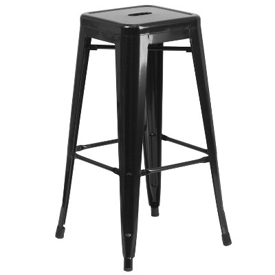 30" Backless Metal Barstool - Riverstone Furniture Collection