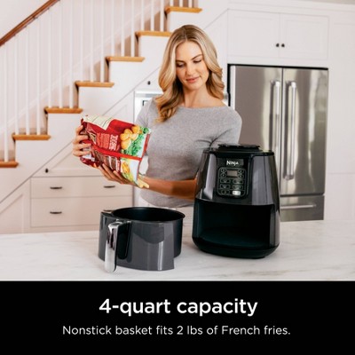 Ninja Black and Gray 4-Quart Ceramic Hot Air Fryer