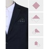 INSPIRE CHIC Men's Classic Modern Geometric Pocket Squares - 3 of 4