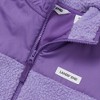 Lands' End Kids High Pile Fleece Hooded Jacket - 3 of 3