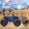 24V Kids ATV With 2 Seater, 4x200W Powerful Engine, Dual 7AH Batteries, Accelerator Handle, EVA Tires,  LED Lights & Music - 2 of 4