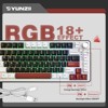 MaseiKar B75 PRO Wireless Mechanical Keyboard,75% Layout ,Hot Swap Gasket Custom Structure,RGB Backlit,Bluetooth/Type-C/2.4G(Blue Grey Switch,Black) - 4 of 4