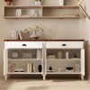 FUFU&GAGA Kitchen Sideboard Buffet Cabinet with 4 Doors and 2 Drawers - 4 of 4