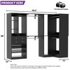Aheaplus Large Closet System with Wooden Drawers and Shoe Racks - 4 of 4